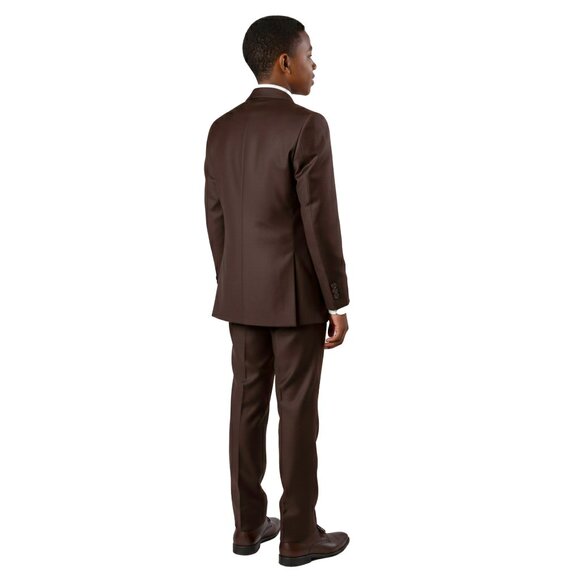 5-Piece Brown Boys Suit Set by Azzuro - Picture 4 of 5